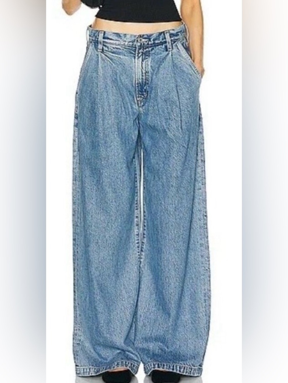 Agolde Ellis Trouset NWT Light Blue High-Rise Women's Jeans